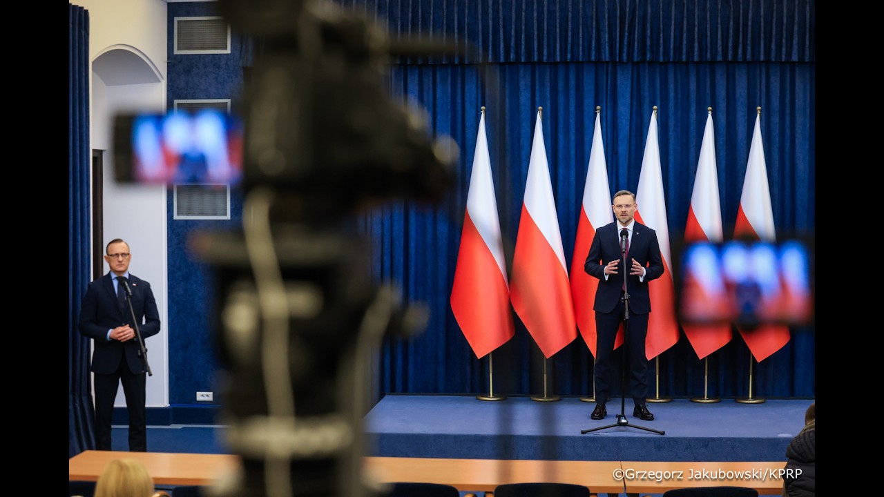 Konferencja prasowa szefa KPRP