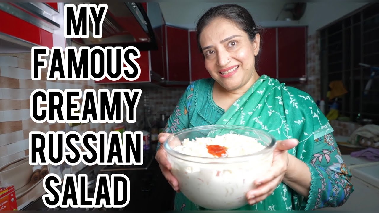 MY FAMOUS CREAMY RUSSIAN SALAD RECIPE