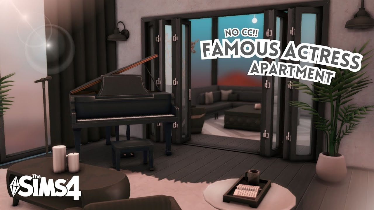 Famous Actress Apartment | 1010 Alto Apartments | The Sims 4 | Stop Motion Build | No CC