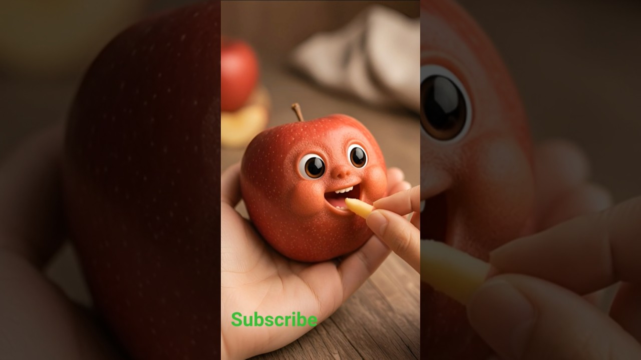 cute baby cute apple  asmr eating food cute asmr