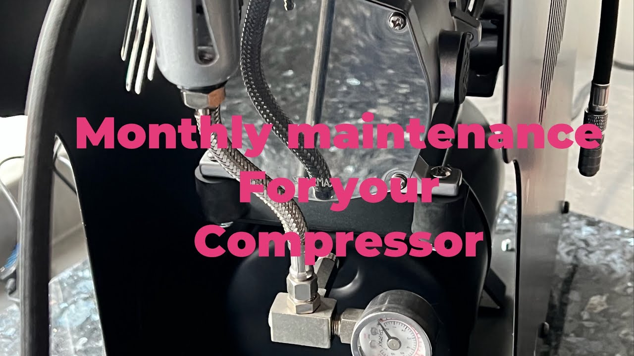 Compressor Monthly Maintenance for cocoa butter spraying