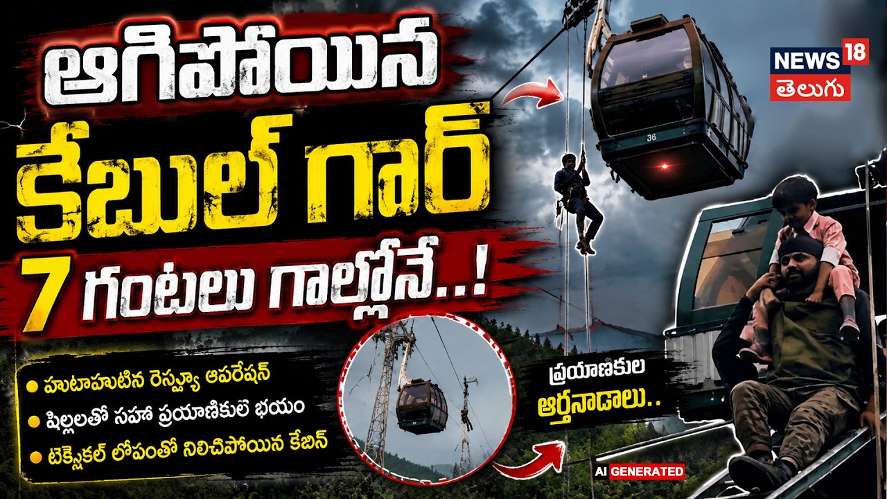 Gulmarg Cable Car Incident 300 Tourists Rescued | ఆగిపోయిన కేబుల్ కార్.. 7 గంటలు గాల్లోనే | N18V