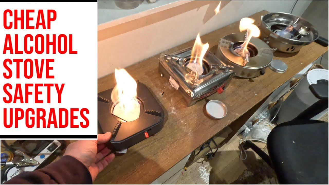 Testing some safety upgrades to avoid spills on cheap chinese alcohol stoves for my sail boat (PT 2)