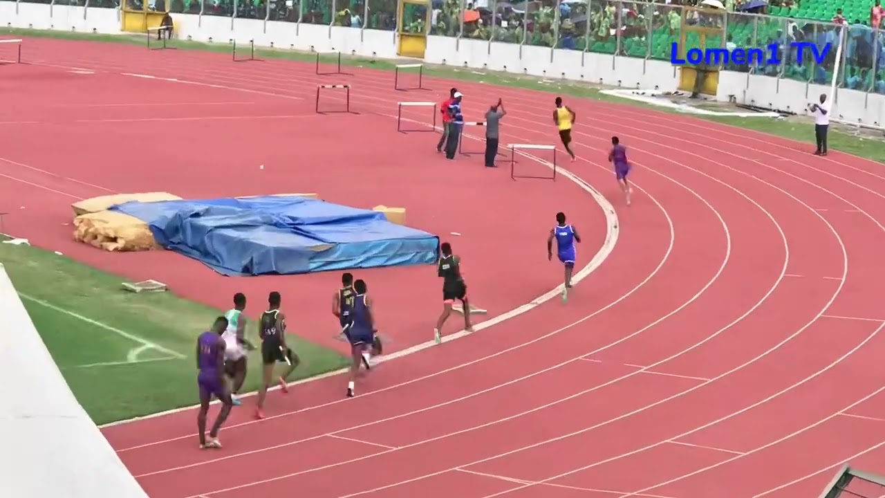 Boys 1000m medley final. Super Zonal 2023. Ashanti Region.