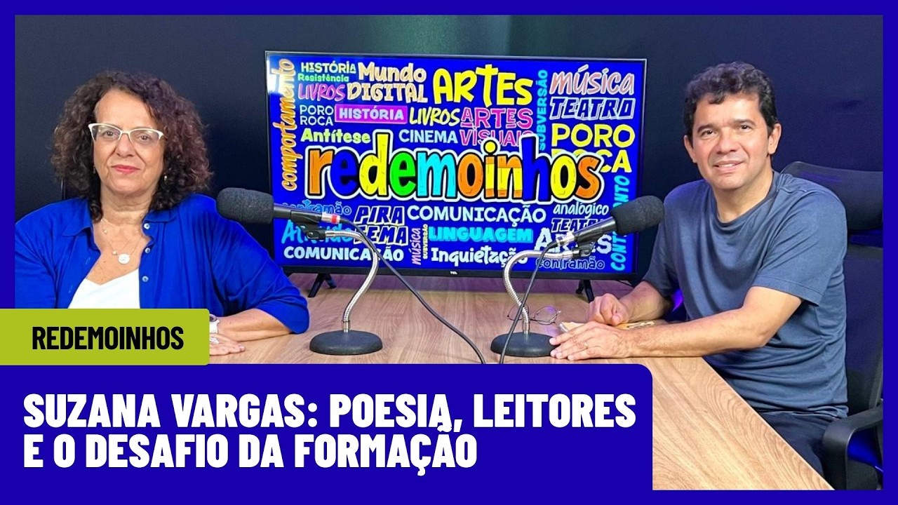 Escritora Suzana Vargas é a quarta entrevistada do podcast Redemoinhos