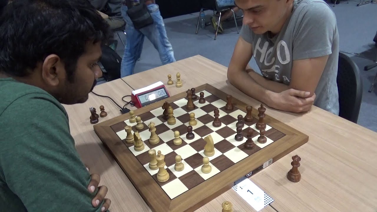 Grunfeld defense,  GM Lalith Babu - GM Wagner Dennis, Blitz chess