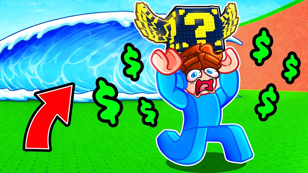 Uteč před tsunami a získej Lucky Block v Robloxu!