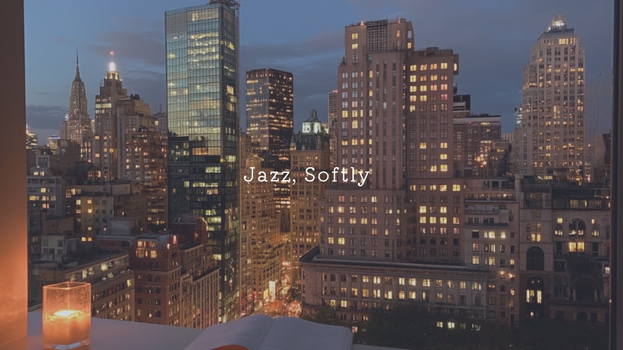 【𝐩𝐥𝐚𝐲𝐥𝐢𝐬𝐭】У окна с видом на Манхэттен, атмосферный джазㅣ Winter Soft Vintage Jazz for Study & Relax