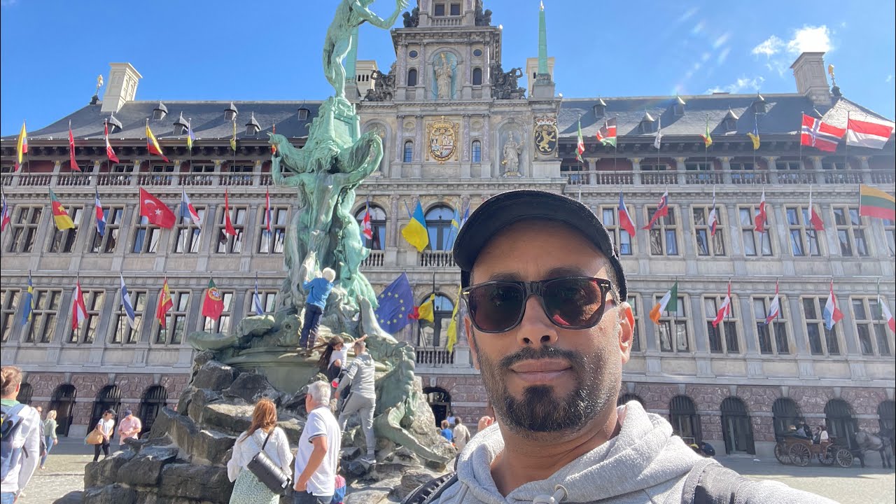 جولة في مدينة انتويرب بلجيكا 🇧🇪