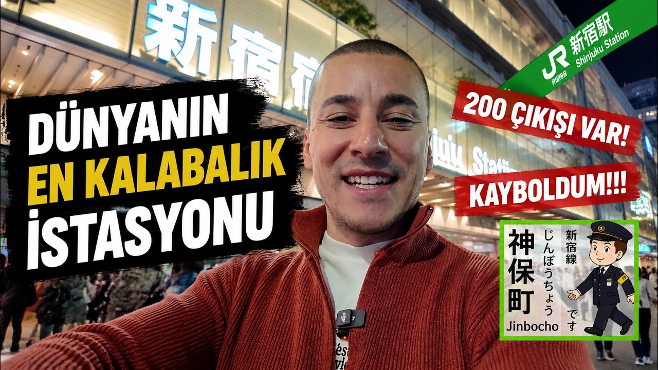 Dünyanın En Kalabalık İstasyonu: Kayboldum! (Shinjuku - Tokyo)