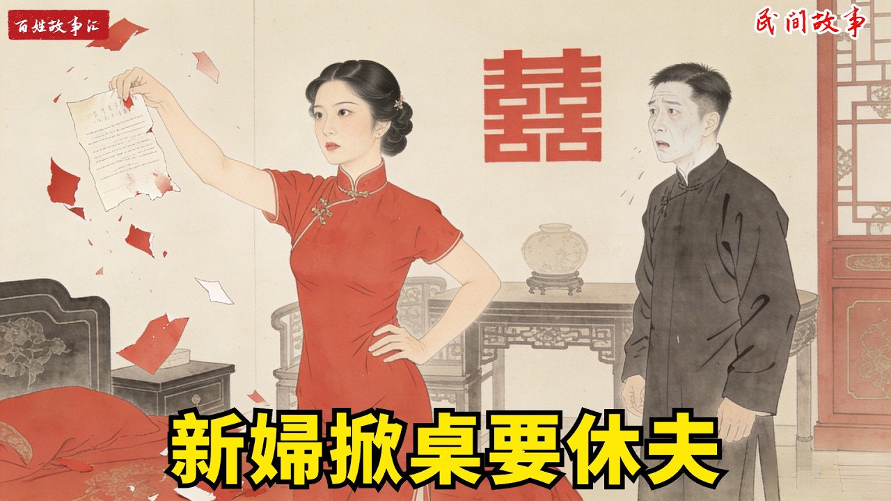 「你是天生伺候人的賤命！」惡婆婆逼新娘做20道菜，小姑子熱湯毀容！新娘暴起掀桌休夫，三年後前夫全家跪在暴雨中要飯！#故事頻道 #民間故事#有聲書 #睡前故事#中國文化#故事分享