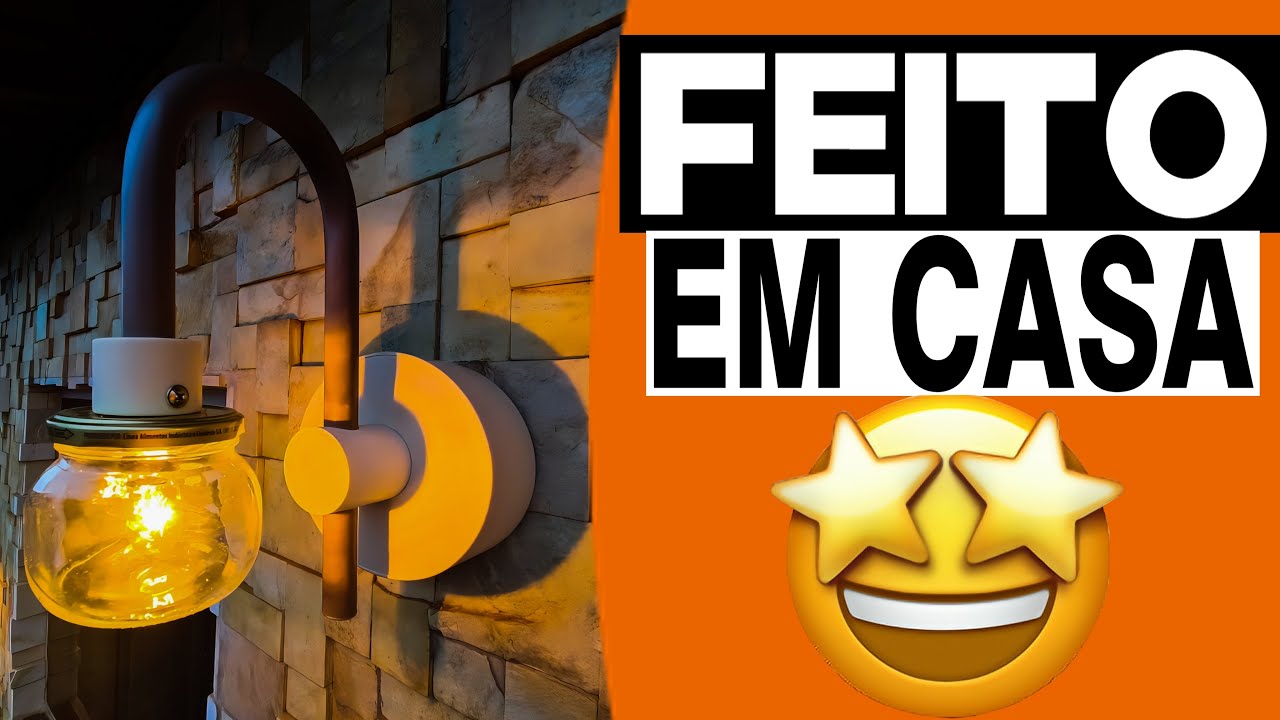 Como fazer uma Arandela de Cano PVC