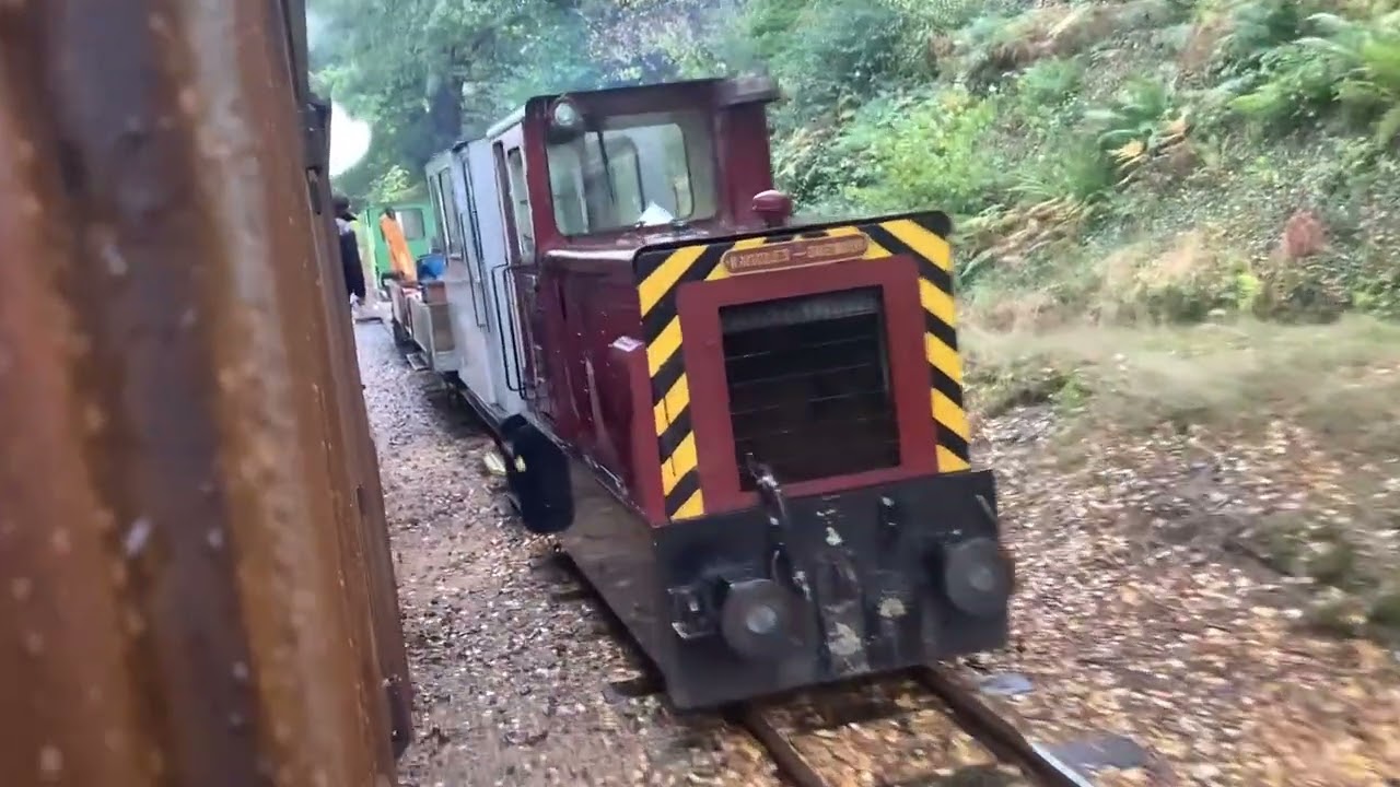 Tom Rolt passing St cadfan at Quarry siding