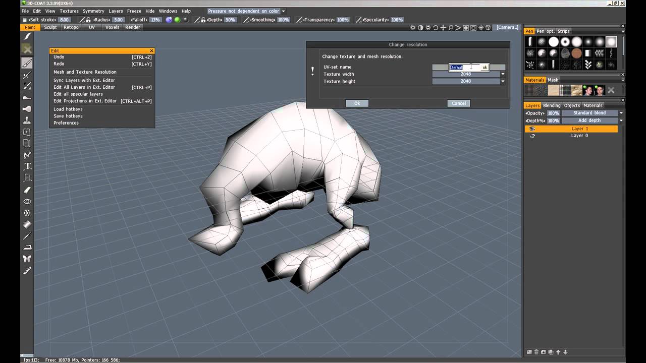 3D-Coat. Текстурирование (основы) - 01