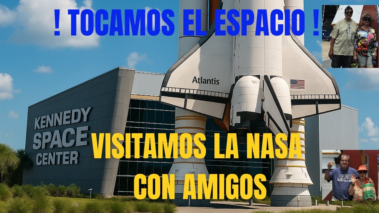 Visitamos el Centro Espacial Kennedy de la NASA en Cabo Cañaveral, Florida.