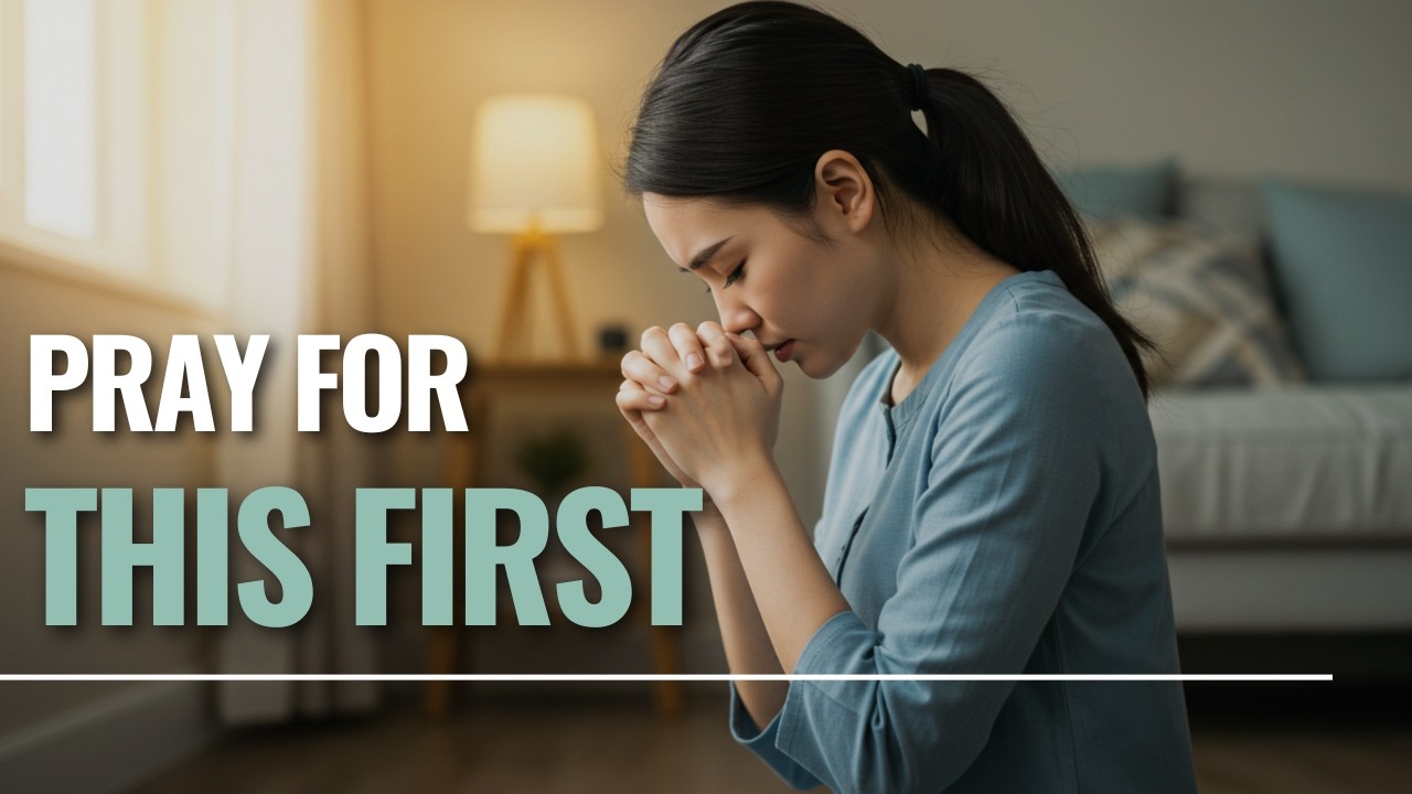 Before you pray for answers, ask for this.