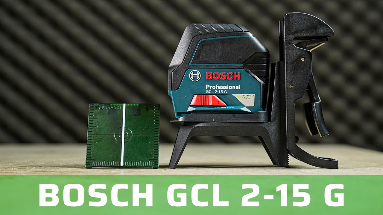 Máy Cân Mực Xịn Có Gì Khác ? BOSCH GCL 2-15 G | 2 Tia Xanh, 1 Tia Đỏ, 1 mớ phụ kiện thông minh