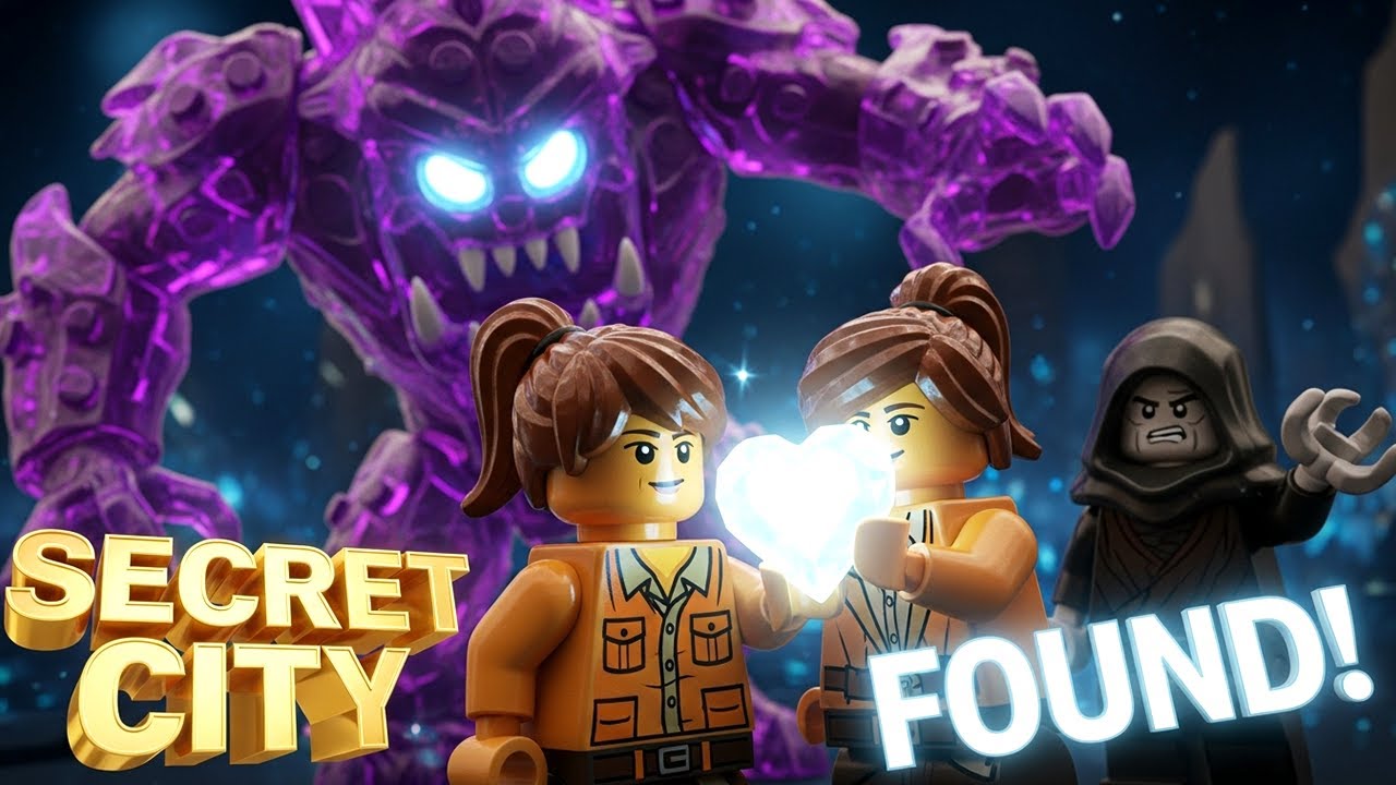 LEGO Crystal Cave Expedition: Finding the Hidden City! | LEGO StopMotion