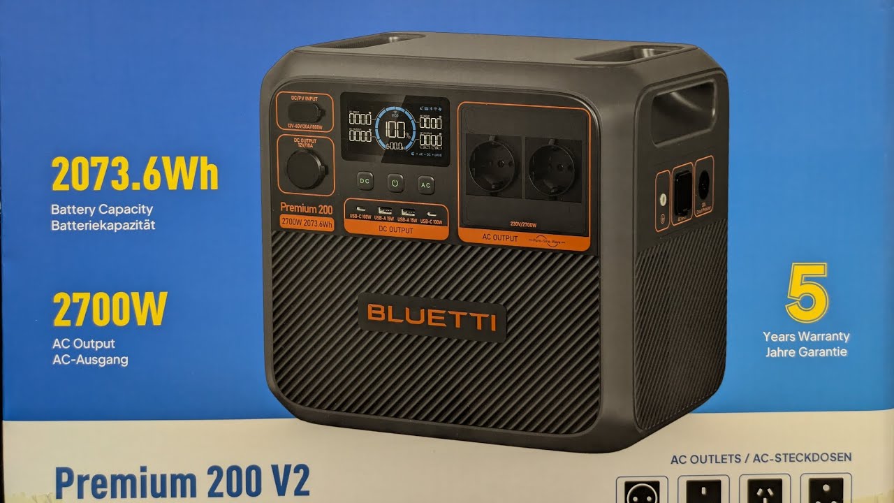 BLUETTI Premium 200 V2 Unboxing @BLUETTIOfficial @JaycarVideo 