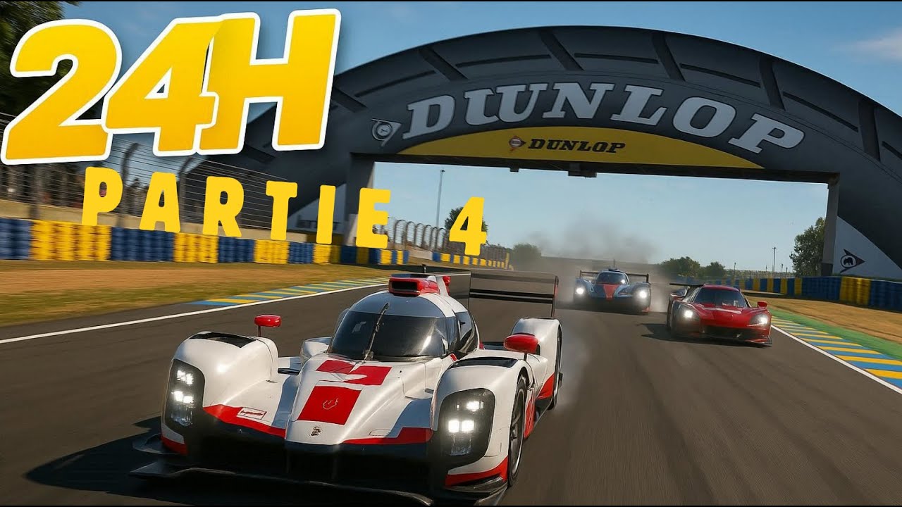 Partie 4 EVENEMENT : 24h sur le circuit du Mans : 12 pilotes 4 équipes !