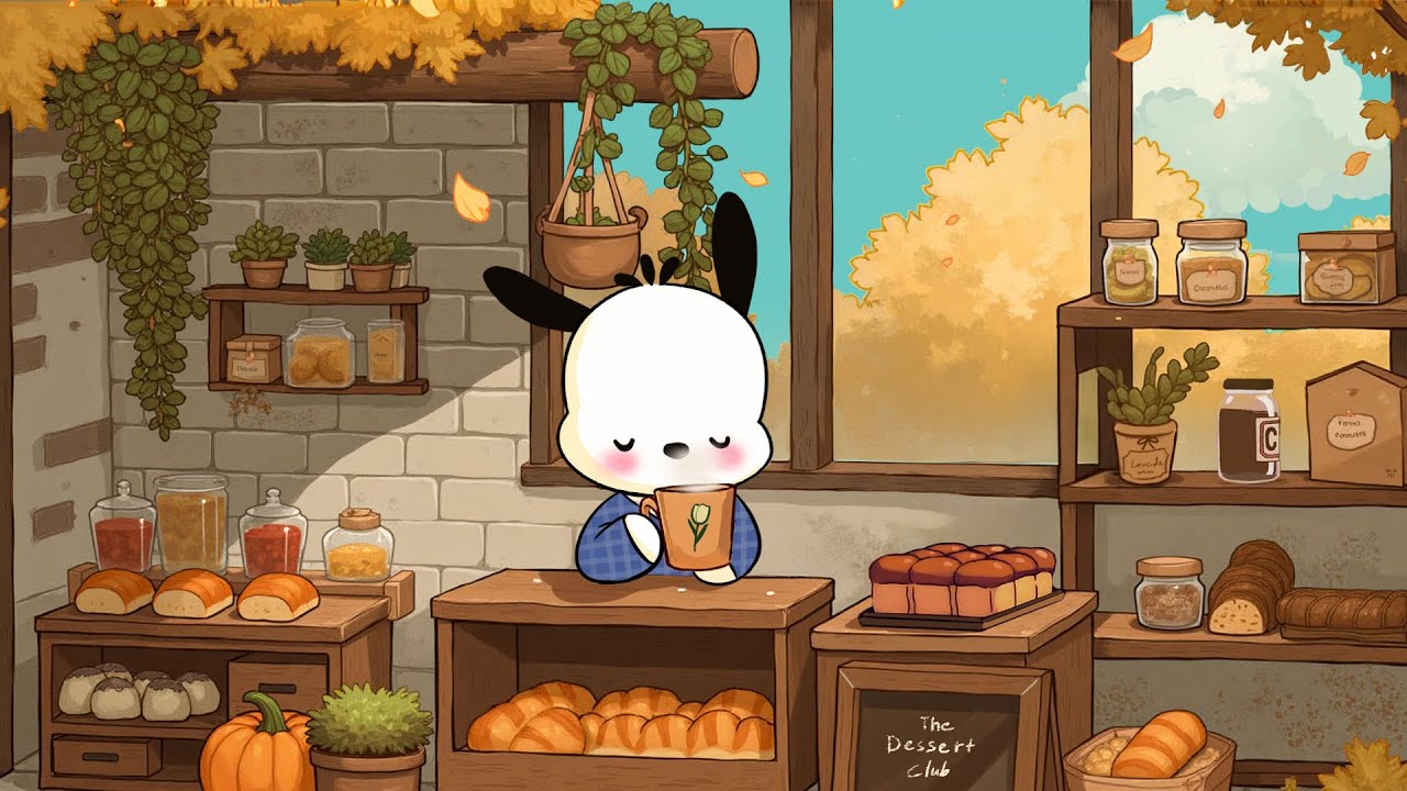 Pochacco Autumn Bakery 🍂🍁 Dreamy Lofi Make you Feel Better