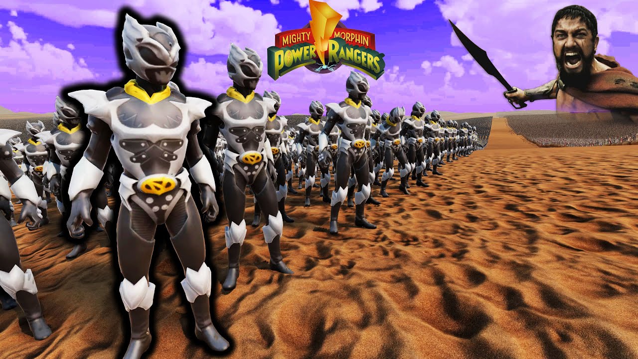 600,000 PSYCHO SILVER RANGERS vs 15,000,000 SPARTANS | Ultimate Epic Battle Simulator 2