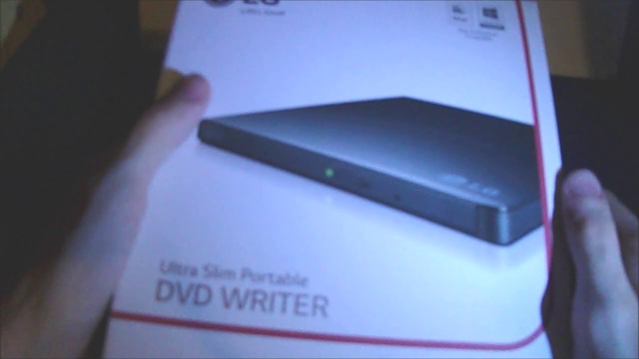 Unboxing Lecto-Grabadora de CD/DVD LG