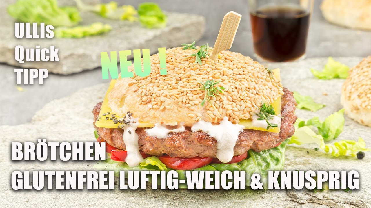 Luftig weiche glutenfreie Brötchen selbst backen - schnell und easy erklärt von Ulli
