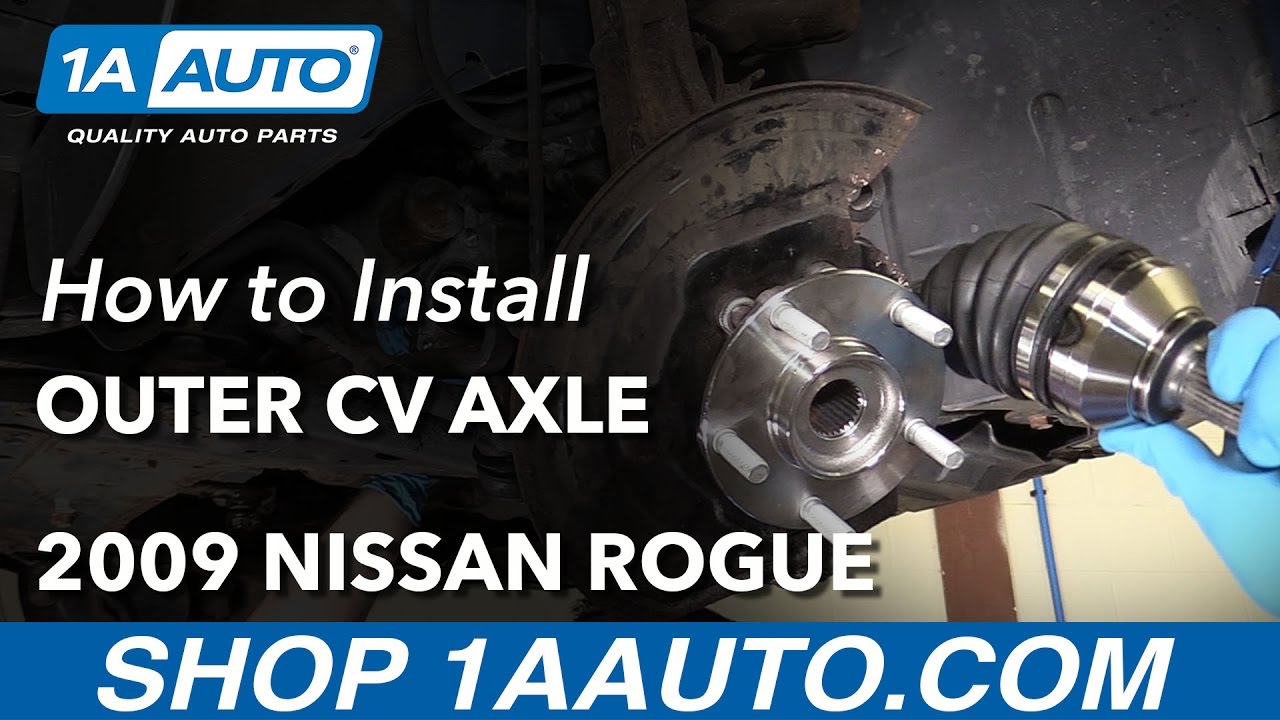 How to Replace Front Outer CV Axle Shaft 07-13 Nissan Rogue