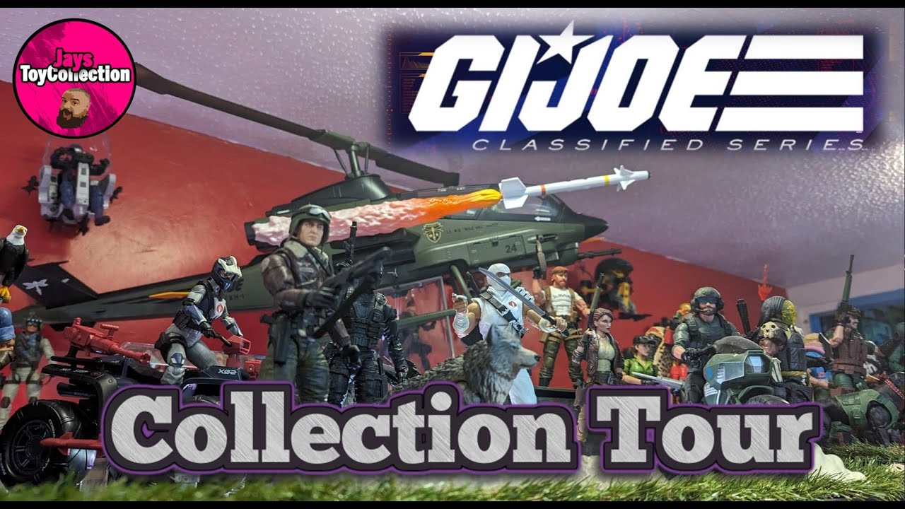 Epic GI Joe Classified Collection Tour 2025 - Displaying Haslab Dragonfly !!