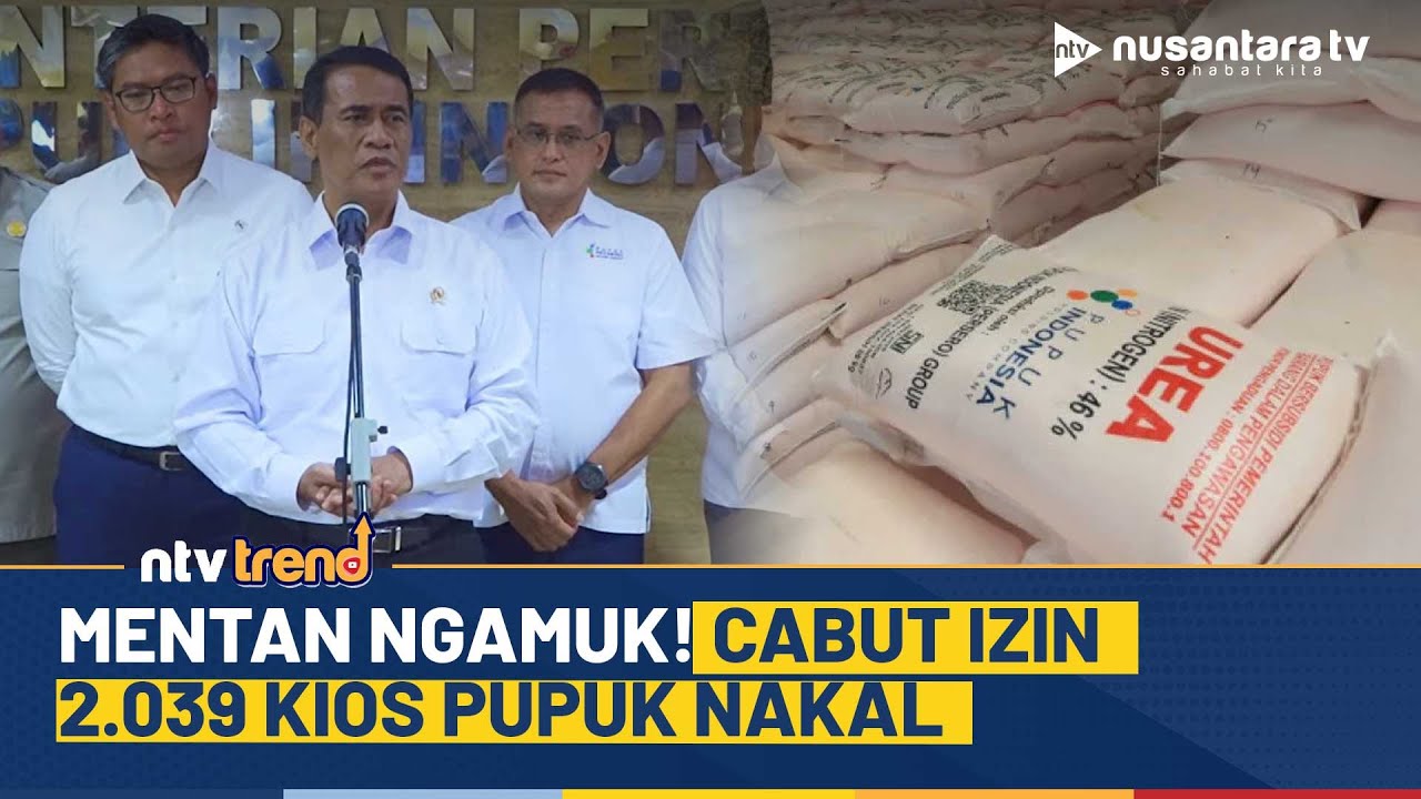 [FULL] Mentan Amran Ngamuk Cabut Izin 2.039 Distributor Pupuk Nakal, Rugikan Petani Rp600 Miliar!
