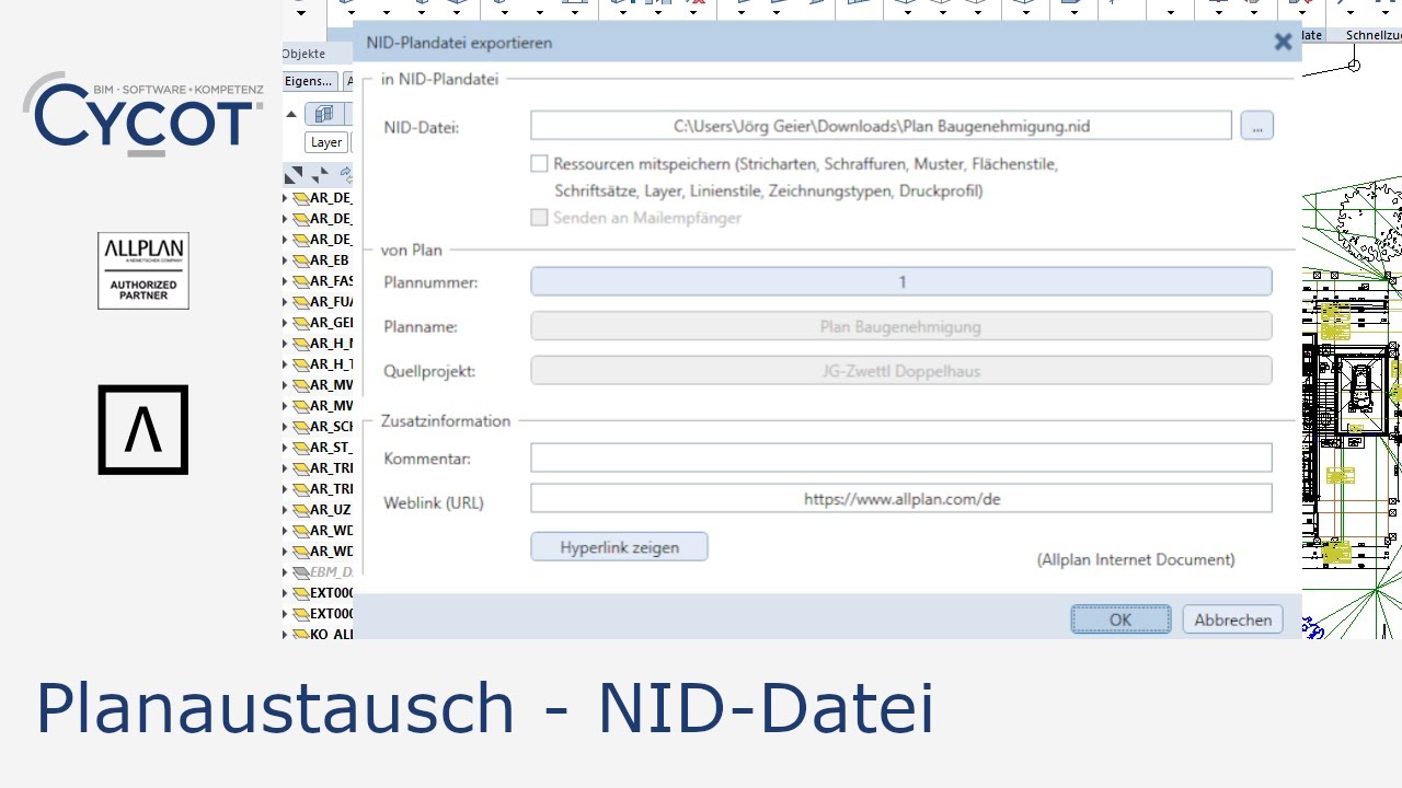 Planaustausch per NID Datei