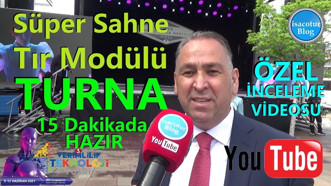 ⭐️Süper Sahne Tır Modülü Turna 🌎Super Stage Truck Module ⭐️ 3.Verimlilik ve Teknoloji Fuarı 2021