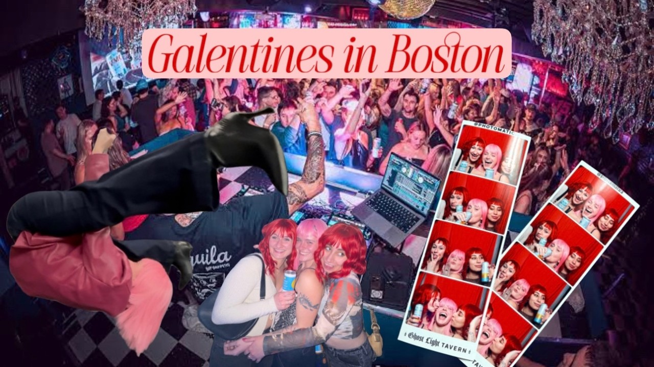 Galentine’s Weekend in Boston | Wigs, Pink, & Riding the Subway
