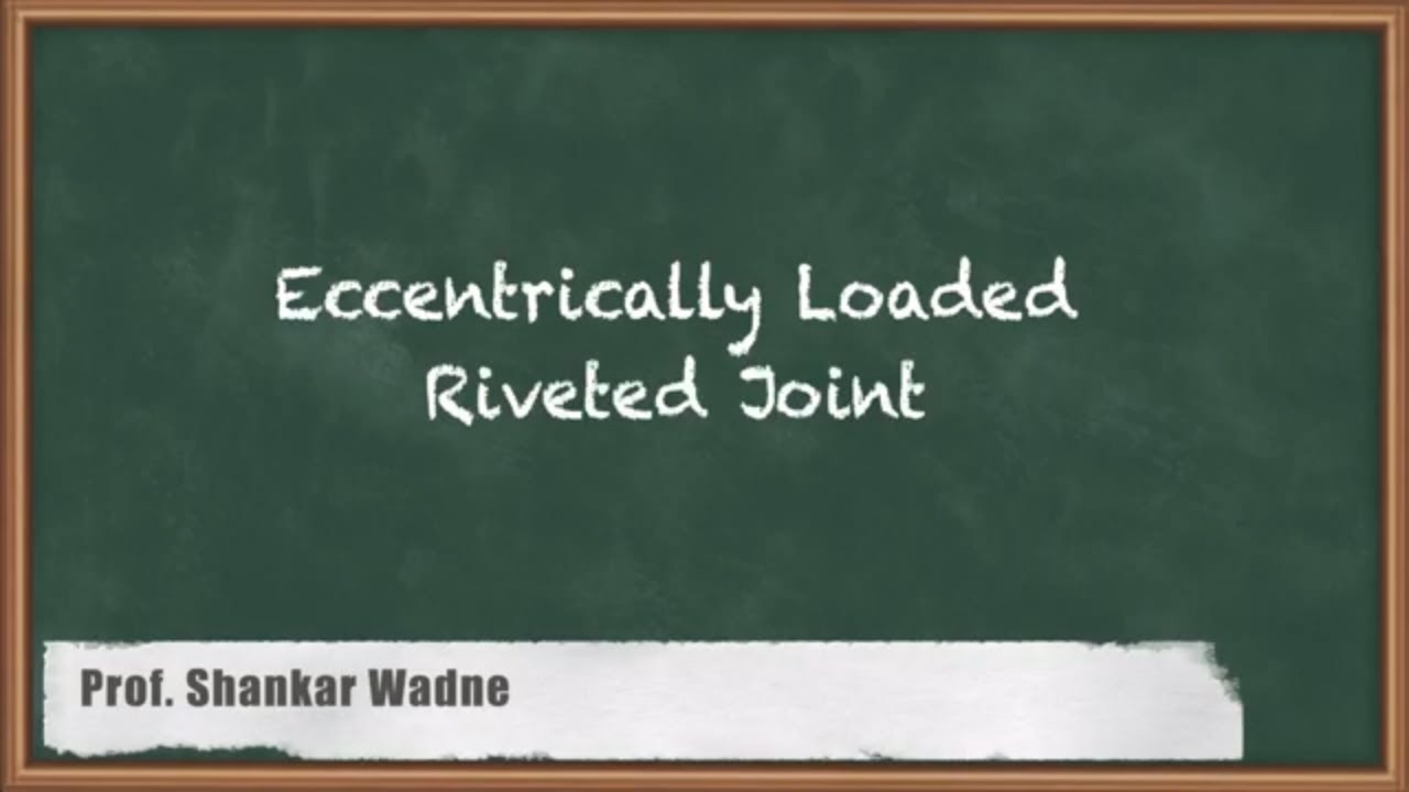 Understanding Eccentrically Loaded Riveted Joints | Joint Design | GATE Machine Design