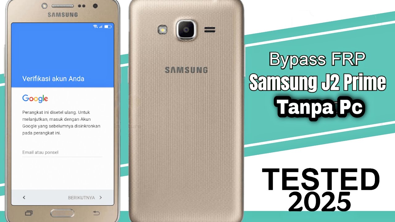 CARA TERBARU BYPASS AKUN GOOGLE SAMSUNG J2 PRIME TANPA PC 2025