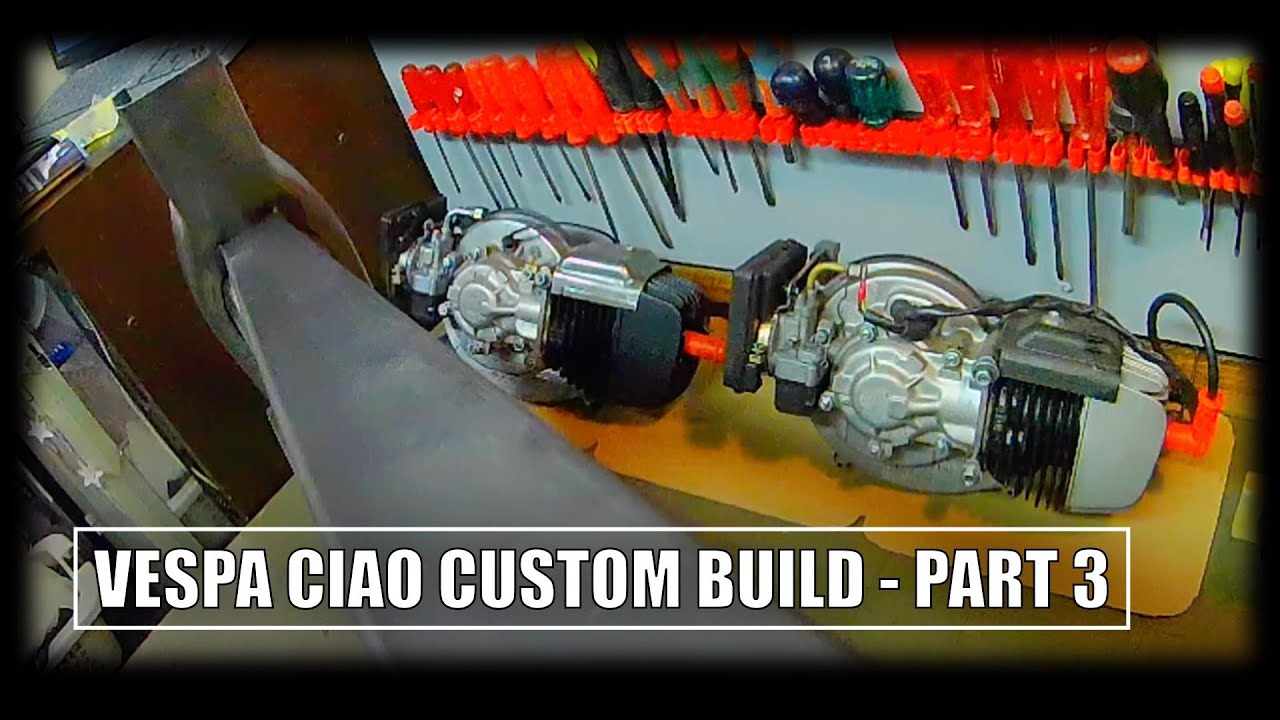 Vespa Ciao Custom Build - Part 3 - Customized Frame