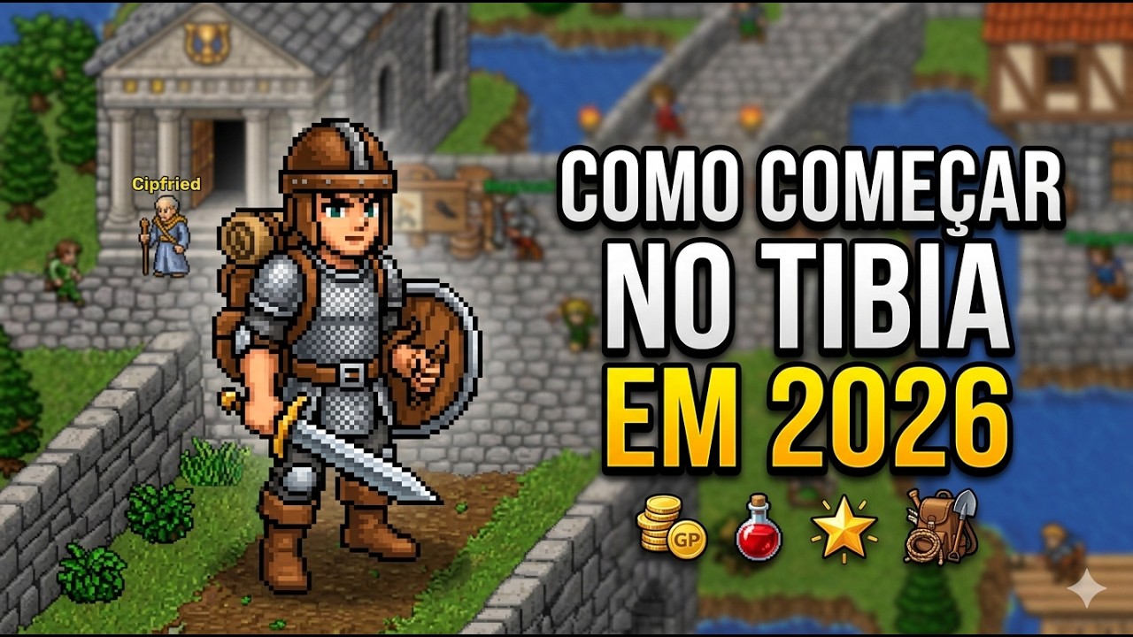 🚀. COMO COME&Ccedil;AR NO TIBIA EM 2026!!! (minha maneira🚀) #tibia #up 