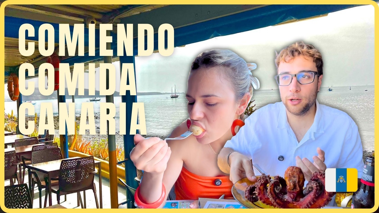 Comiendo comida TÍPICA CANARIA en el BAR BOYA | MILÚ EN CANARIAS | EPISODIO 5