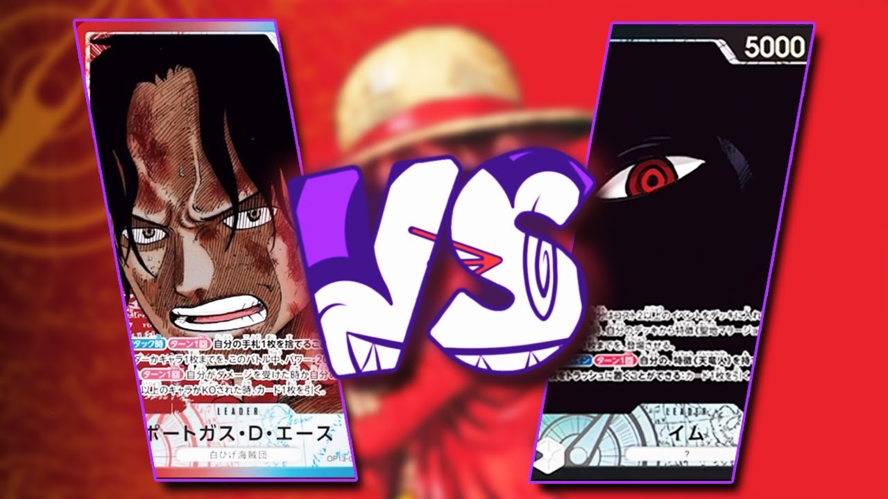 TOP TIER CLASH: Red/Blue Ace vs Black Imu (OP13) Real-Life Match | One Piece Card Game