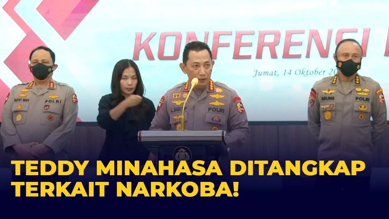 Kapolri : Teddy Minahasa Ditangkap Jual Beli Narkoba