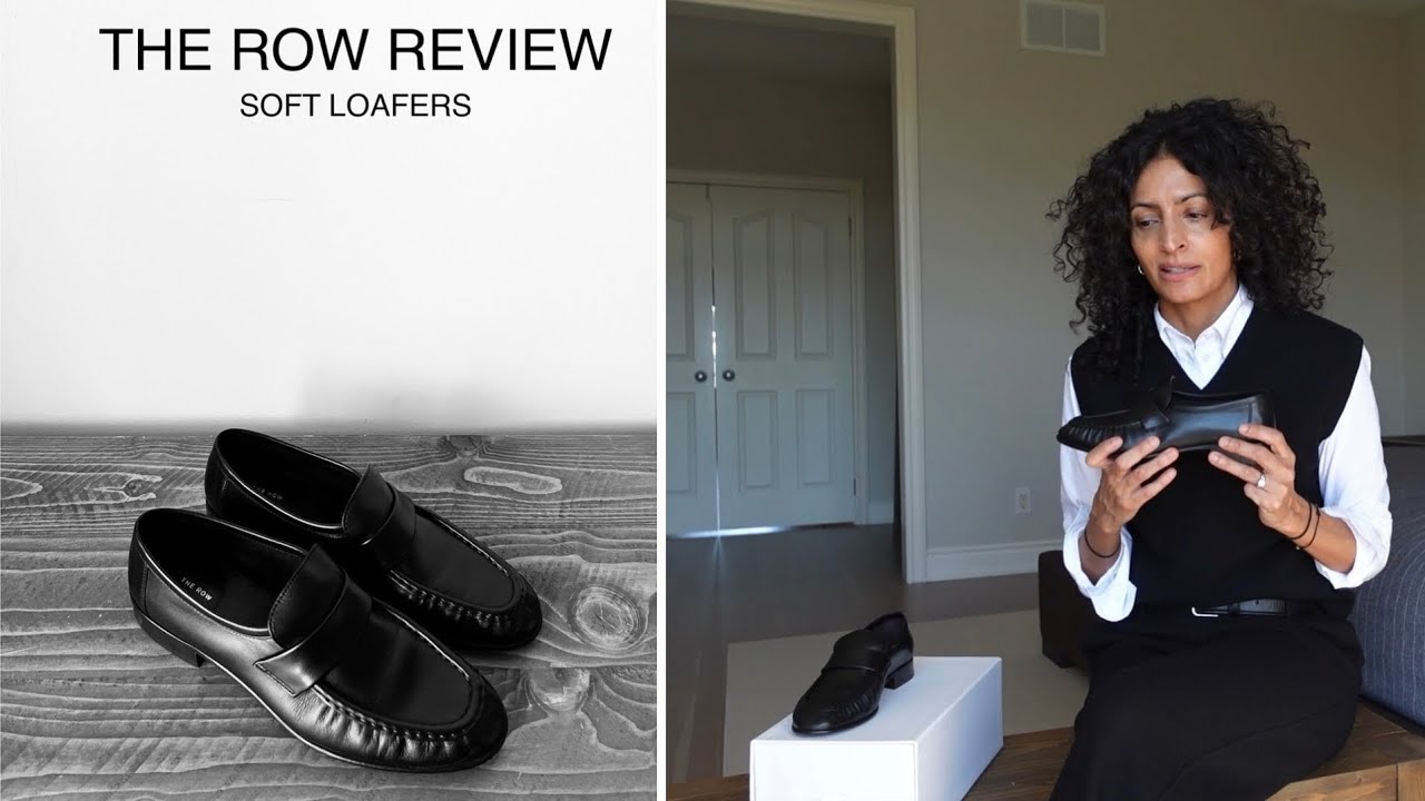 REVIEW - The Row Soft Loafers review (Eel and Calf skin).  Fit/sizing, price, how to style.