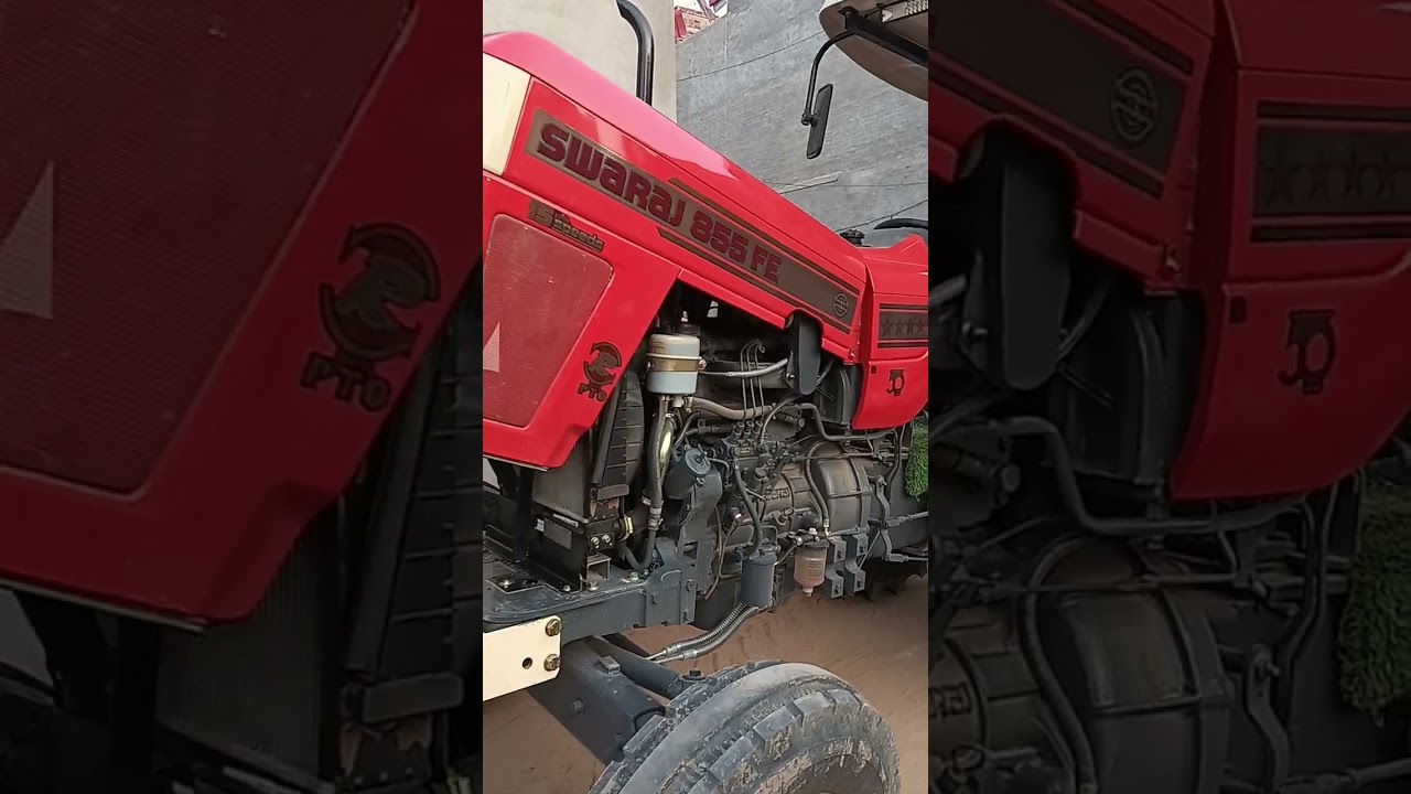 swaraj 855 new model dry air cleaner fitting #song #farming #farmerslife