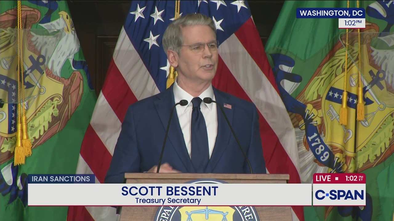 Treasury Secretary News Conference on Iran Sanctions