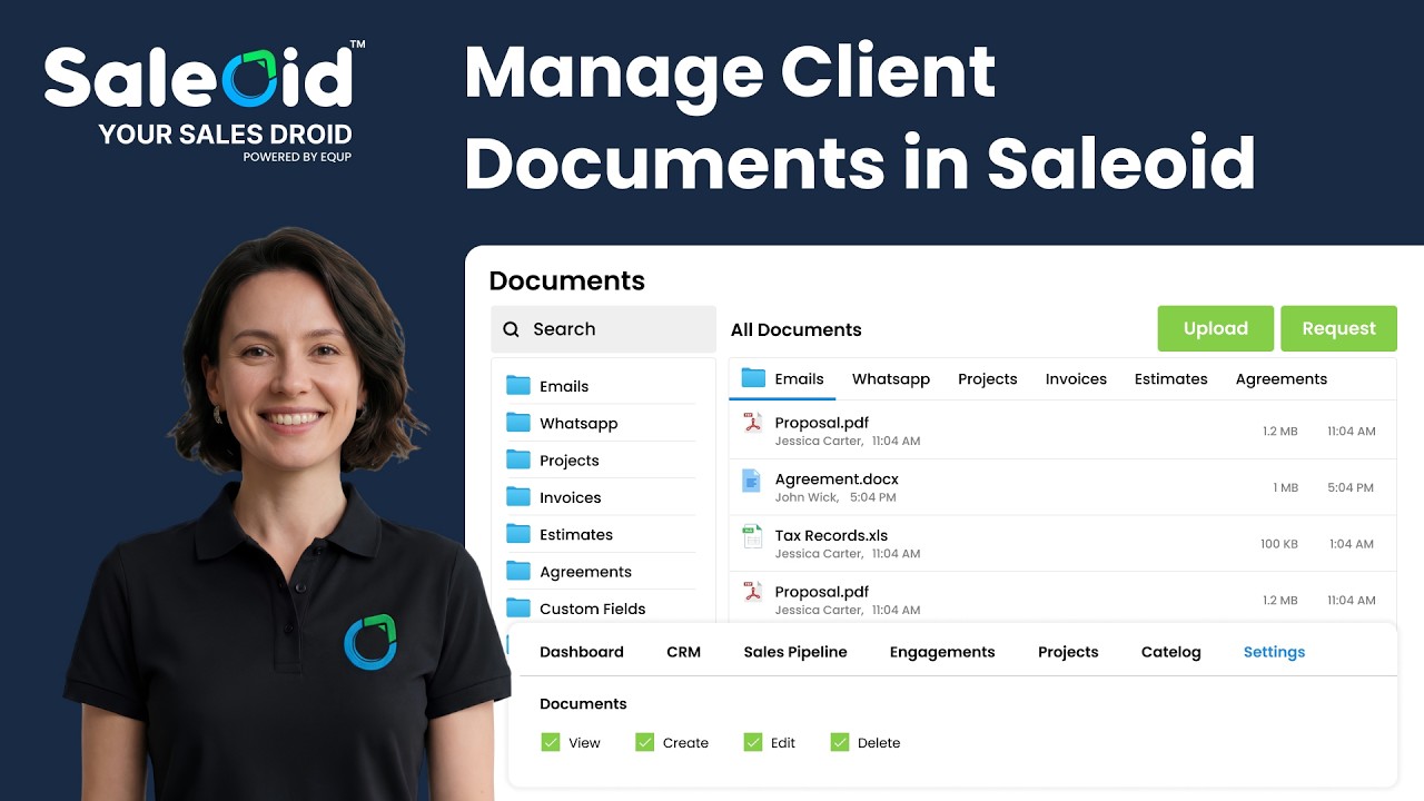 Document Management in Saleoid: Organize Client Files Automatically