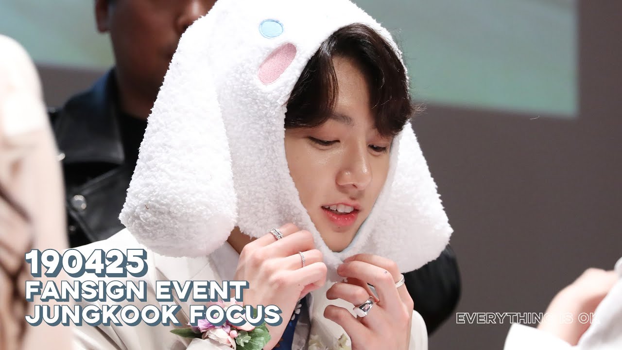 [190425 fansign event 방탄소년단 #정국 직캠] 토끼왕 정국이형🐰👑 / BTS JUNGKOOK
