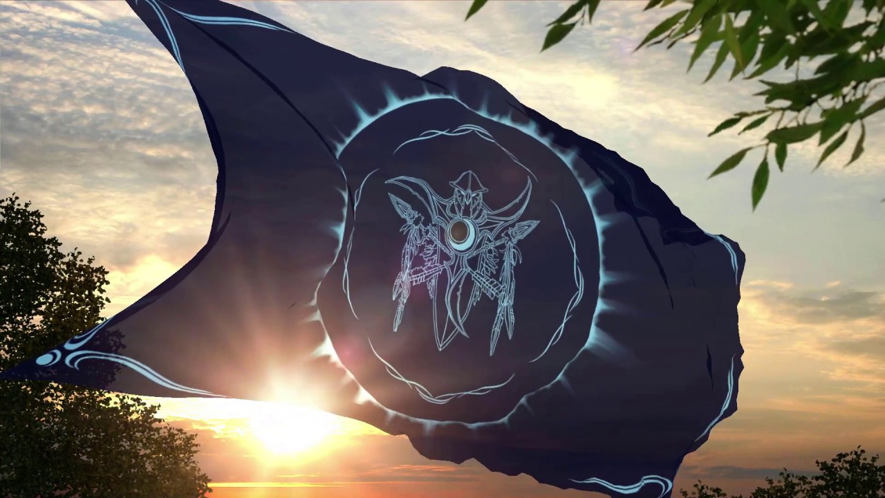 World of Warcraft - Army of the Black Moon Flag