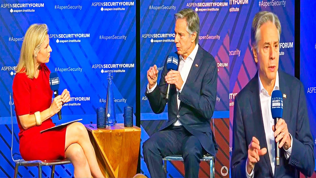 Antony Blinken & Mary Louise Kelly in HEATED Aspen Security Forum