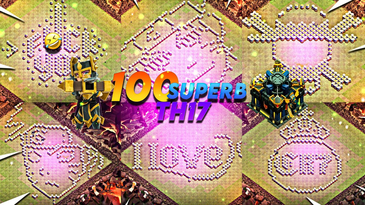 💥NEW💥TOP 100 AMAZING TH17 FUNNY/TROLL BASES WITH DIRECT COPY LINKS|COC