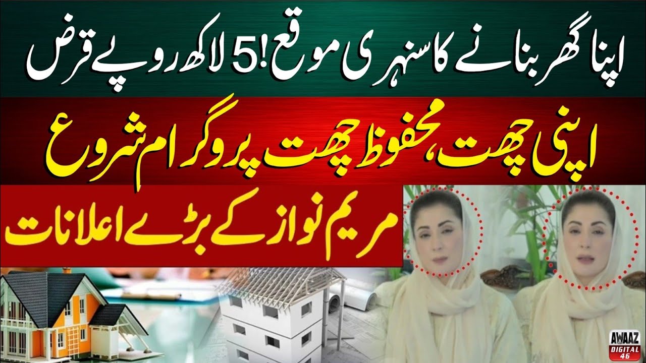 Rs. 500,000 Home Loan Announced | Apni Chhat Program